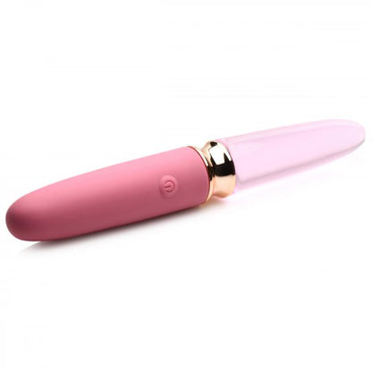 Enhance Pleasure with Rosé: Dual-Ended Smooth Silicone and Glass Vibrator