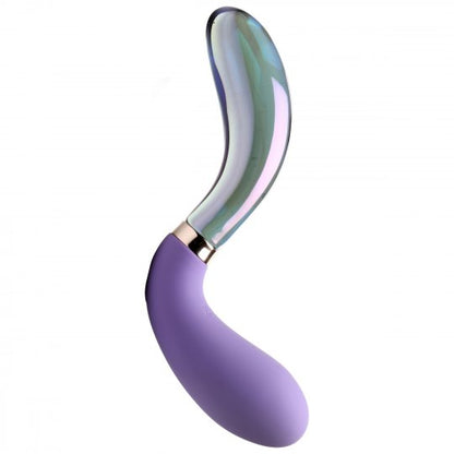 Intensify Pleasure with Pari: Dual-Ended Wavy Silicone and Glass Vibrator